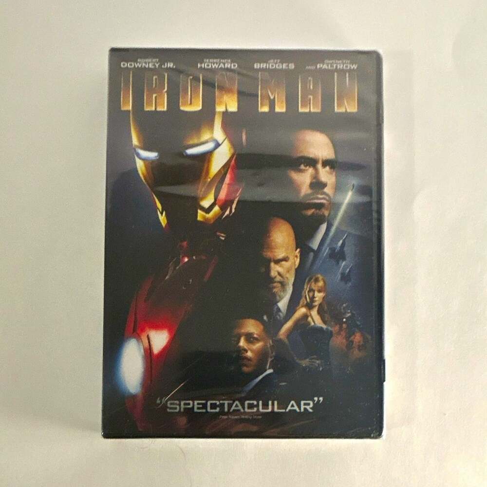 Marvel Iron Man DVD 2008 PG-13 Deleted Scenes NTSC Region 1 Widescreen 125m
